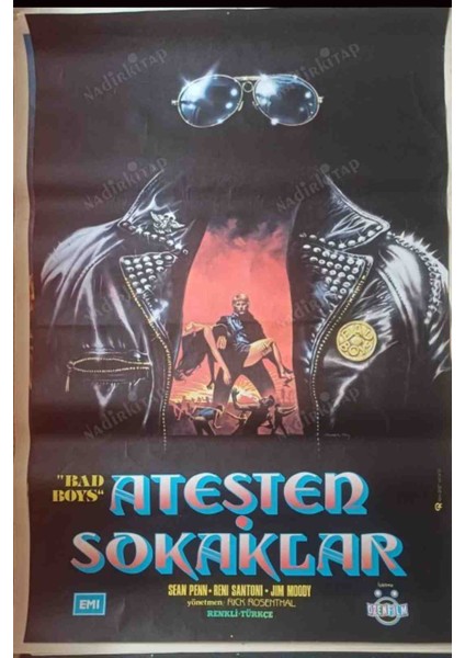 Bad Boys - Ateşten Sokaklar - Sean Penn - 70X100 cm Ebatlarında Ömer Muz Çizim Film Afişi