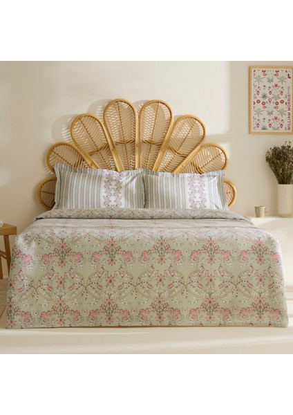 Empres %100 Pamuk Çift Kişilik Pike Takımı Adaçayı