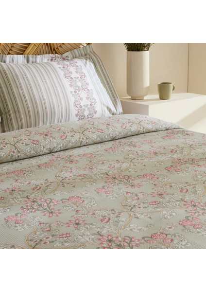 Empres %100 Pamuk Çift Kişilik Pike Takımı Adaçayı fırsatları