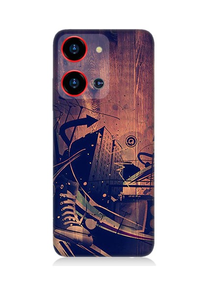 Reeder S19 Max Pro S Zoom Uyumlu Karanlık Tiyatro Desenli Silikon Kılıf