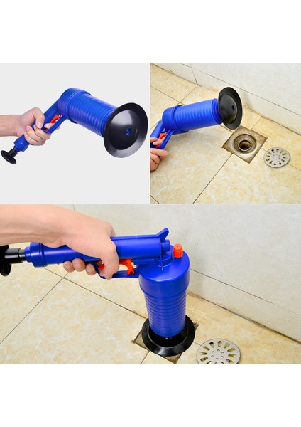 Gösterilen Stil Gibi Yüksek Basınçlı Hava Tahliye Patlatıcı Pompası Lavabo Boru Tıkanıklığı Giderici Tuvalet Banyo Ev Aracı (Yurt Dışından) fırsatları