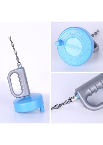 Bir Stil 3 Metre Boru Pompası El Yapımı Mutfak Lavabo Kanalizasyon Tıkanıklık Açıcı Temizlik Banyo Küveti Drenaj Açıcı Temizleme Lavabo Tıkanıklık Boru Aracı (Yurt Dışından)