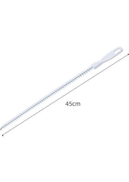 1 Bilgisayar Stili 45CM Kanal Lavabo Banyo Saç Gider Temizleyici Esnek Temizleme Fırçası Takma Delik Çıkarıcı Aracı Tıkanıklık Temizleyici (Yurt Dışından)