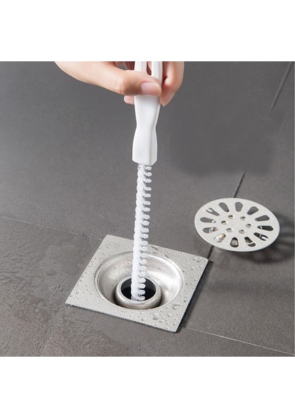 1 Bilgisayar Stili 45CM Kanal Lavabo Banyo Saç Gider Temizleyici Esnek Temizleme Fırçası Takma Delik Çıkarıcı Aracı Tıkanıklık Temizleyici (Yurt Dışından) fiyatları