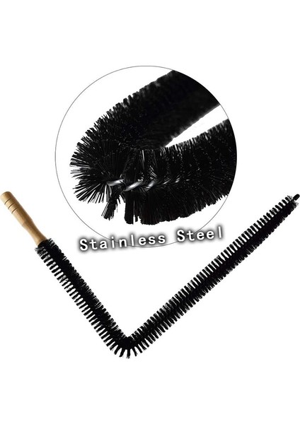 Ahşap Saplı Uzun Temizlik Fırçası Su Borusu Tahliye Tıkanıklık Aracı Esnek Temizleyici Fırça Radyatör Toz Fırçası Uzun Saçlı Temizlik Tozu Temizleyici (Yurt Dışından) fiyatları