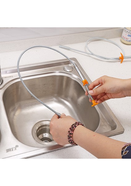 60CM Tarzı Esnek Yaylı Boru Temizleme Aracı Saç ve Çöp Toplama Kavuğu ile Bükülebilir El Sıkıştırılabilir Lavabo Mutfak Temizleme Aracı (Yurt Dışından) modelleri