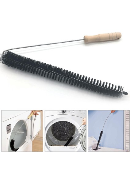 Siyah Stil Çamaşır Makinesi Temizleme Fırçası Giysi Kurutma Makinesi Lint Fırçası Katlanabilir Yıkama Makinesi Ev Fırçası Kanal Için (Yurt Dışından)