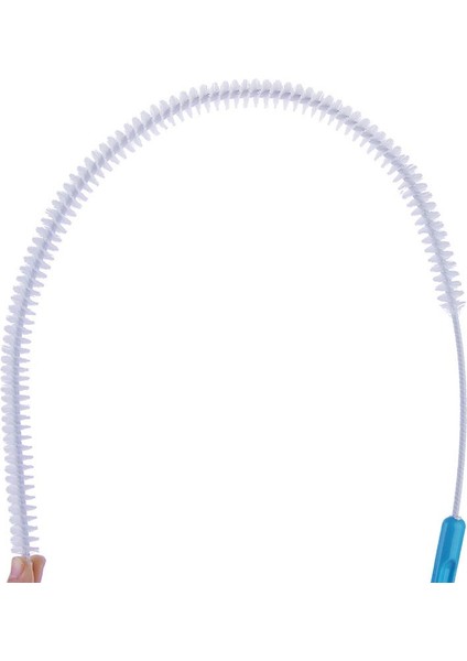 Mavi Stil Ev Mutfakları Için Pratik Bükülebilir Lavabo Küvet Tuvalet Boru Temizleme Fırçası Dredge Aracı (Yurt Dışından)