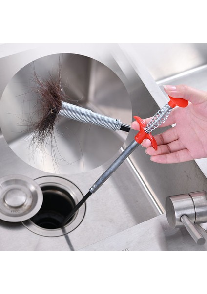 43CM Tarzı Bahar Boru Temizleme Aracı Drenaj Yılanı Tıkanıklık Giderici Temizleme Çubukları Evye Için Temizlik Aracı (Yurt Dışından) modelleri