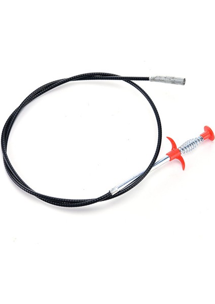 160CM Siyah Stil Bahar Boru Temizleme Aracı Drenaj Yılanı Tıkanıklık Giderici Temizleme Çubukları Evye Için Temizlik Aracı (Yurt Dışından)