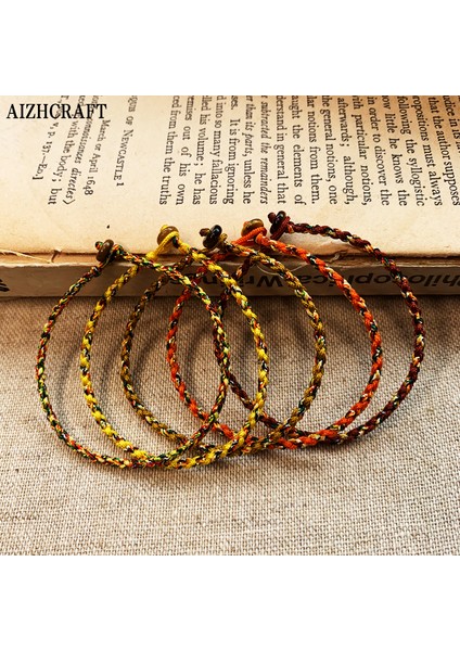 Y17CM Tarzı Pas Kırmızısı Aızhcraft 31 Renkli Budist Aşk Şanslı Kolye Tibet Bilezikleri Kadınlar Için Erkekler Doğal Taş El Yapımı Takı Himalaya Şambhala (Yurt Dışından)