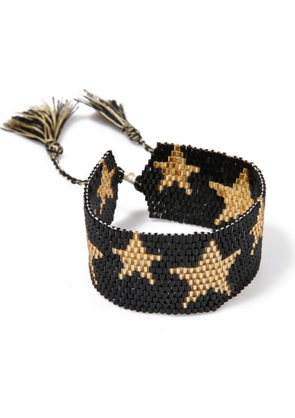 M-B0088-A GO2BOHO Meksika Takı Miyuki Bilezik Boho Bilezik Kadın Erkek El Yapımı Dokuma Yıldız Pulseras Mujer Femme Hediye (Yurt Dışından)