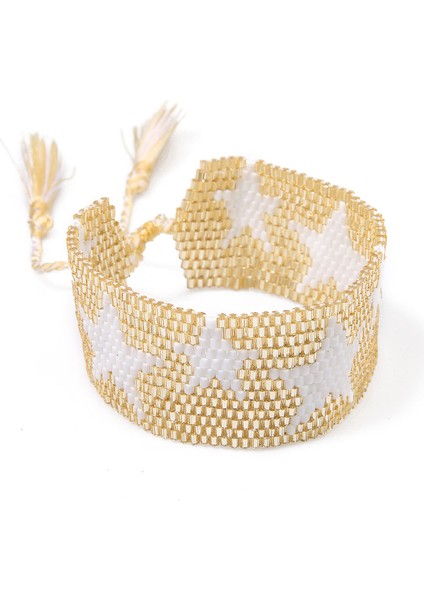 M-B0088-A GO2BOHO Meksika Takı Miyuki Bilezik Boho Bilezik Kadın Erkek El Yapımı Dokuma Yıldız Pulseras Mujer Femme Hediye (Yurt Dışından)