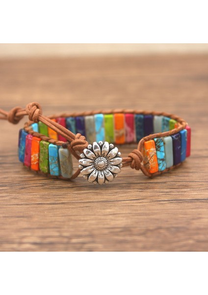 F Rengi Kadınlar Için Taşlı Boncuklu El Yapımı Boho Sarma Bilezik (Yurt Dışından) fırsatları