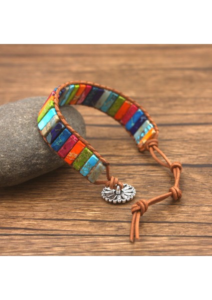F Rengi Kadınlar Için Taşlı Boncuklu El Yapımı Boho Sarma Bilezik (Yurt Dışından) indirimleri