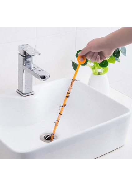 1 Adet Kanca Stili Mutfak Kanca Temizleyici Çubuk Yılan Kanal Tıkanıklık Temizleyici Saç Fırçası Temizleyici Saç Tıkacı Araç Banyo Aksesuarları (Yurt Dışından) indirimleri