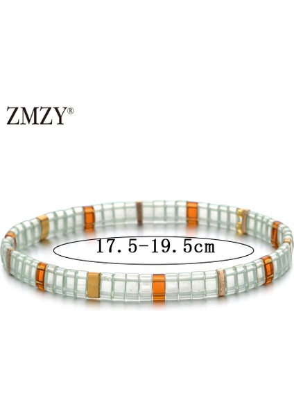 HGSL002-10 Zmzy Lüks Yeni Boncuk Bilezik Kadınlar Bohem Takı Miyuki Bilezik Erkekler Vintage Takı Boho Tila Boncuk Bilezik Mujer Filament (Yurt Dışından)