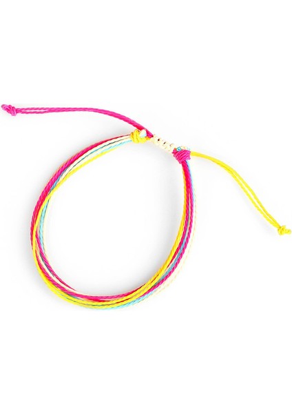 15-35 cm Stili Renk 15 Moda Çok Katmanlı Renkli El Yapımı Dokuma Halat Bilezik Etnik Su Geçirmez Mum Ipi Bileklik Kadın Kızlar Takı Hediyeleri (Yurt Dışından)