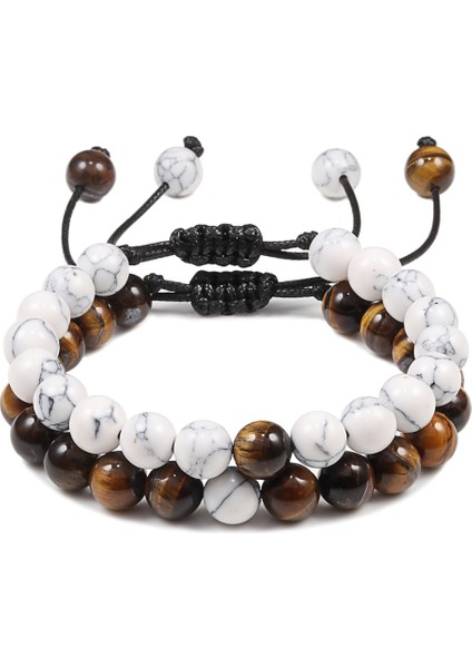 Stil 11 Ayarlanabilir ve Boncuk Bilezik Bilezikler Doğal Kaplan Gözü Taş Bilezikler Erkek Kadın Takı Mesafe Bileklik Ying Yang Hediye (Yurt Dışından) fiyatları