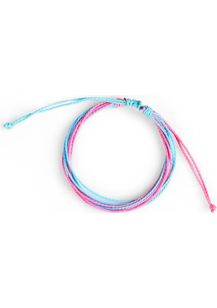 15-35 cm Stili Renk 16 Moda Çok Katmanlı Renkli El Yapımı Dokuma Halat Bilezik Etnik Su Geçirmez Mum Ipi Bileklik Kadın Kızlar Takı Hediyeleri (Yurt Dışından)
