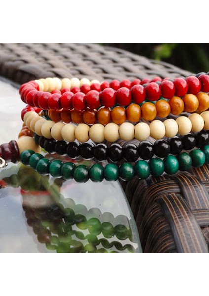H0060 Ettyle 216 Boncuklu 6mm Doğal Renkli Sandal Ağacı Budist Meditasyon Boncuk Bileklik Sandal Ağacı Tesbih Bayan Bileklik (Yurt Dışından) modelleri