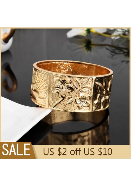 D65MM Stili SL2124 Kırık Kokulu Hawaii Altın Bilezikler Polinezya Takı Kadın Bilezik Bileklik Kadınlar Için Parti Plaj Düğün Sevgililer Günü Hediye (Yurt Dışından) modelleri