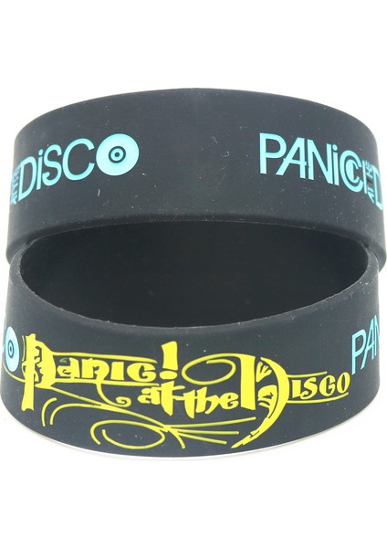 Siyah Stil Siyah Lukenı Disco Band Geniş Boy Silikon Bilezik Siyah Kauçuk Müzik Hayranları Bileklik & Bilezikler Hediyeler SH195 (Yurt Dışından) fırsatları