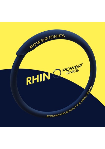 19 cm Üzeri Stil Için Xxl Donanma Yeni Güç Iyonik Rhino Erkek Kadınlar Iyonlar Su Geçirmez Spor Bilezik Bilezik Enerji Dengesi Vücut (Yurt Dışından)