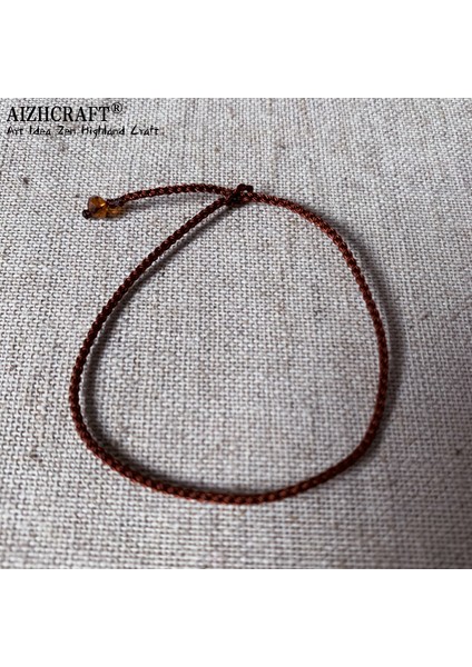 24-26CM Tarzı Pas Kırmızısı Aızhcraft Estetik Tibet El Yapımı Ince Kırmızı Ip Bileklik Kadın Erkek Aşk Şans Düğün Takı Himalaya Hediye (Yurt Dışından)