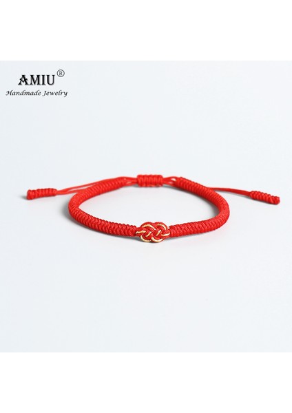 No.1 Boyutu Amıu Tibet El Yapımı Sonsuz Düğüm Budist Şanslı Bilezik Kadın Erkek Halat Düğümler Amulet Hediye Tibet Örgü Bilezik (Yurt Dışından)