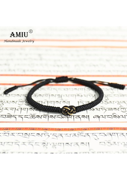 No.1 Boyutu Amıu Tibet El Yapımı Sonsuz Düğüm Budist Şanslı Bilezik Kadın Erkek Halat Düğümler Amulet Hediye Tibet Örgü Bilezik (Yurt Dışından) indirimleri