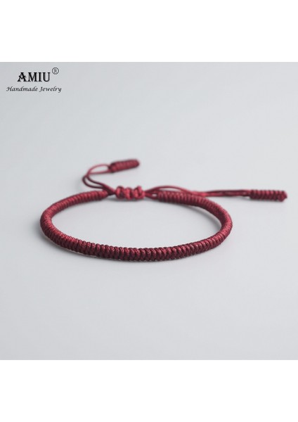 No.26 Boyutu Amıu 41 Renk Tibetli Budist Aşk Şanslı Charm Tibet Bilezikler ve Bilezikler Kadınlar ve Erkekler Için El Yapımı Düğümler Halat Budda Bileklik (Yurt Dışından)