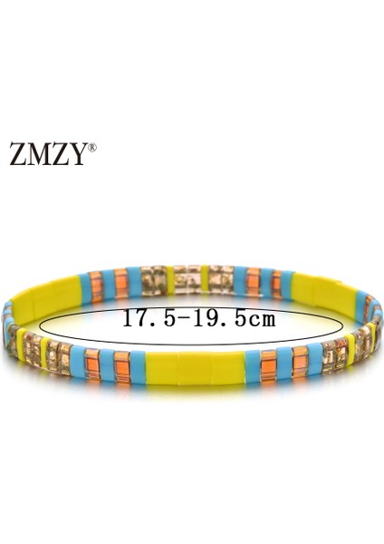 HGSL002-5 Zmzy Lüks Yeni Boncuk Bilezik Kadınlar Bohem Takı Miyuki Bilezik Erkekler Vintage Takı Boho Tila Boncuk Bilezik Mujer Filament (Yurt Dışından)