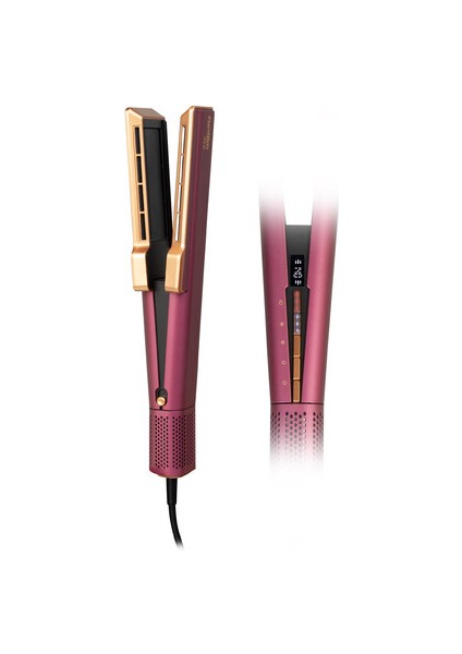 Jolie Hs1600 Hava Üflemeli Dijital Isı Göstergeli Iyon Etkili Saç Düzleştirici Mürdüm