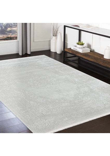 Çırağan Koleksiyonu Mikrofiber Iplik Jüt Taban Lüks Halı