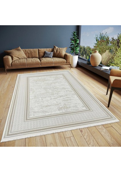 Çırağan Koleksiyonu Mikrofiber Iplik Jüt Taban Lüks Halı