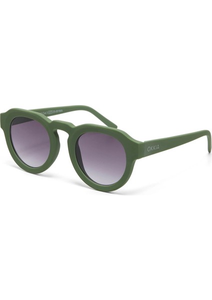 Zeno Round Unisex Verde Güneş Gözlüğü Siyah Degrade fırsatları