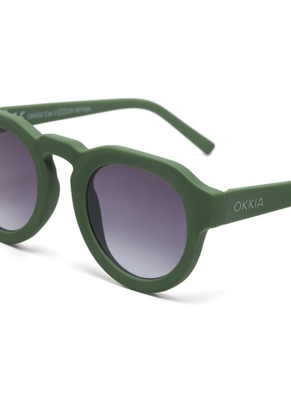 Zeno Round Unisex Verde Güneş Gözlüğü Siyah Degrade indirimleri