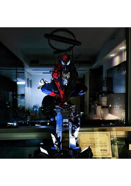 Örümcek Adam Venom Simbiyot Marvel Gk El Kuklası Modeli Çevre Süsü Hediyesi (Yurt Dışından)