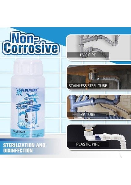 1 Adet Tarzı Güçlü Lavabo Tıkanıklık Temizleyici Sopa Kanalizasyon Temizleyici Kokusuz Mutfak Tuvalet Küvet Kanalizasyon Temizleme Tozu (Yurt Dışından)