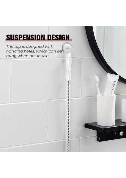 1 Adet Tarzı 45CM Meline Drenaj Fırçası Uzatılabilir Bükülebilir Banyo Mutfak Temizlik Kanalizasyon Aksesuarları (Yurt Dışından) fırsatları