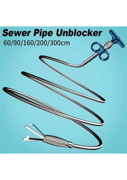 B 160CM Tarzı Lavabo Tahliye Tıkanıklık Giderici Çekiş Kanca Tel Yay Boru Temizleme Dalgıç Temizleyici Kanalizasyon Açıcı Borular Blokajlar Için Kablo (Yurt Dışından) fiyatları