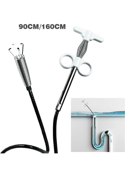 Gri 0,9m Stili Kanalizasyon Borusu Tıkanıklık Önleyici Yılan Yay Boru Temizleme Aracı Mutfak Banyo Kanalizasyon Temizleme Aracı Mutfak Aksesuarları cm (Yurt Dışından) indirimleri