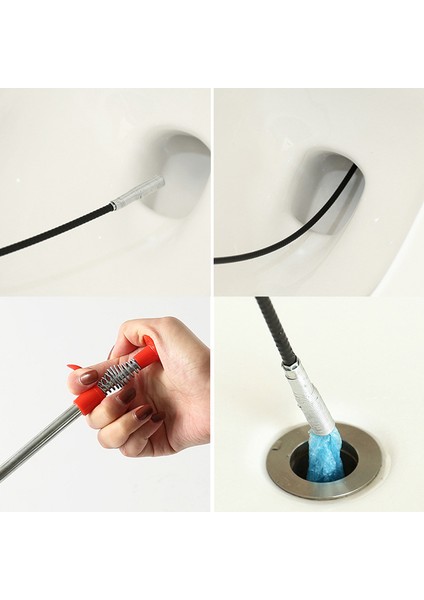 60CM Tarzı Boru Temizleme Araçları Lavabo Tıkanıklığı Giderici Ev Temizlik Aracı Mutfak Için (Yurt Dışından) indirimleri