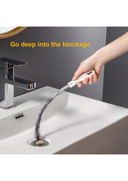 Bir Stil Xiaomi Youpin Kanal Temizleme Kılavuzu Boru Tuvalet Tıkanıklık Temizleyici Fırça Mutfak Banyo Aracı Ev (Yurt Dışından) fiyatları