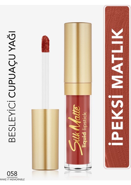 Silk Matte Yüksek Pigmentli & Mat Bitişli Nemlendirici Likit Ruj fiyatları