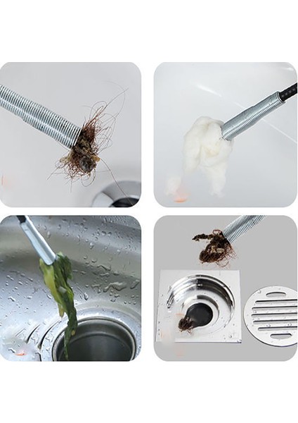 Mutfak Gider Borusu Tıkanıklık Temizleme Aracı Paslanmaz Çelik Malzeme Banyo Tuvalet Tıkanıklık Aracı (Yurt Dışından) modelleri