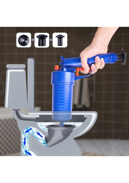 Gösterilen Stil Gibi Yüksek Basınçlı Hava Drenaj Patlatıcı Pompa Piston Lavabo Boru Tıkanıklık Giderici Tuvalet Banyo Ev Aracı (Yurt Dışından) fiyatları