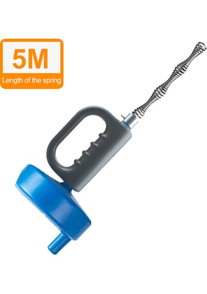 5m Tarzı Tranvon Tesisat Temizleme Makinesi Mutfak Lavabo Tuvalet Kanalizasyon Temizleme Dredge Aracı Evde Banyo Aksesuarları Tesisat Temizleyici 5m (Yurt Dışından)