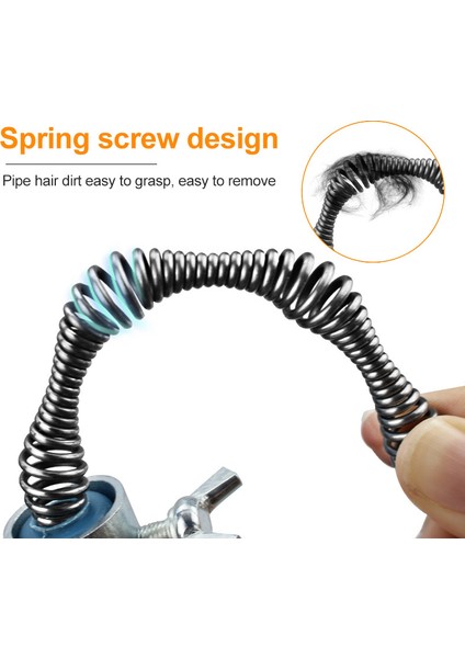 5m Tarzı Tranvon Tesisat Temizleme Makinesi Mutfak Lavabo Tuvalet Kanalizasyon Temizleme Dredge Aracı Evde Banyo Aksesuarları Tesisat Temizleyici 5m (Yurt Dışından) indirimleri